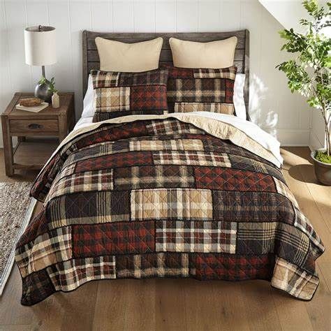 LJ Plaid - Set, Size: 90&quot;x90&quot; Queen &amp; (2) 20&quot;x26&quot; Standard Shams