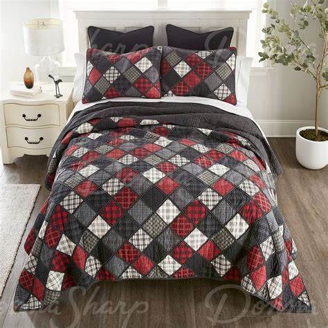 Lumberjack - Set, Size: 90&quot;x90&quot; Queen &amp; (2) 20&quot;x26&quot; Standard Shams