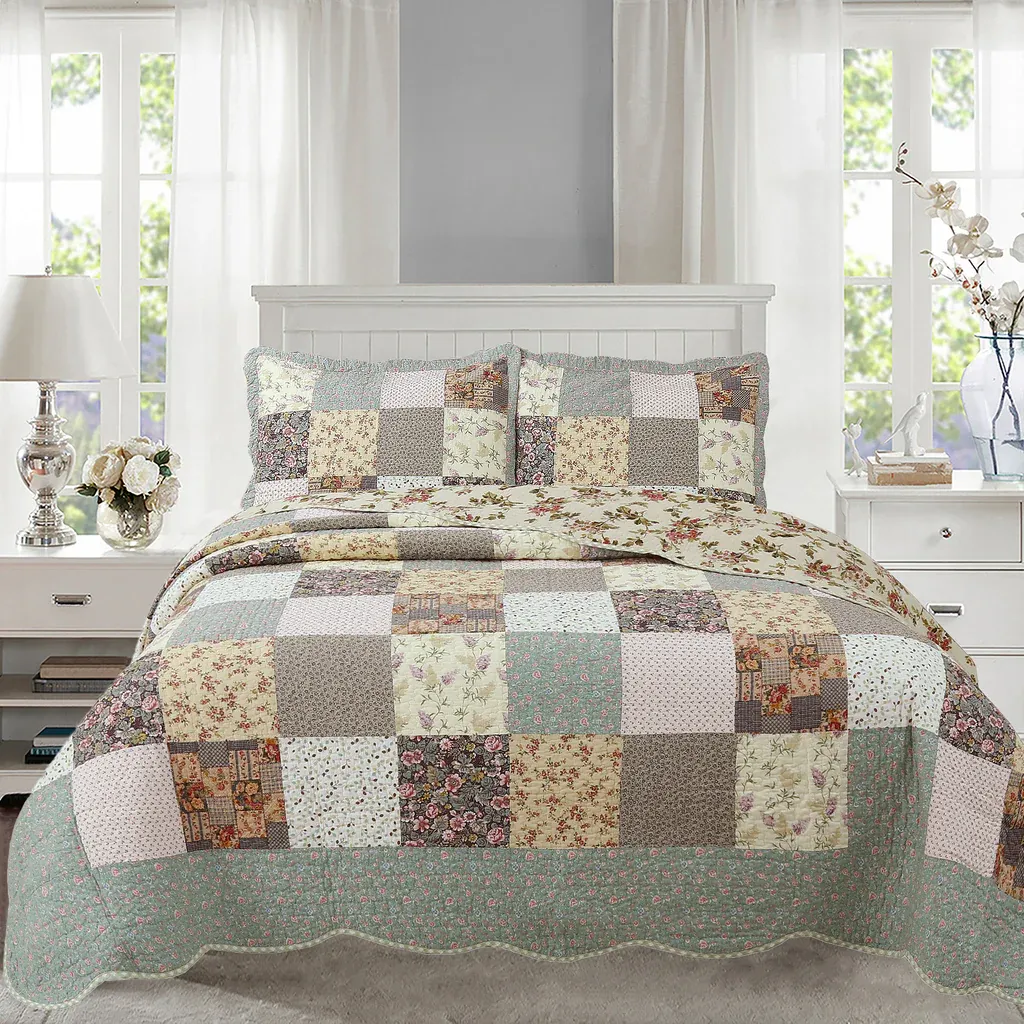 Morningside - Set, Size: Queen(88&quot;x92&quot;) &amp; 2 Shams(20&quot;x26&quot;)