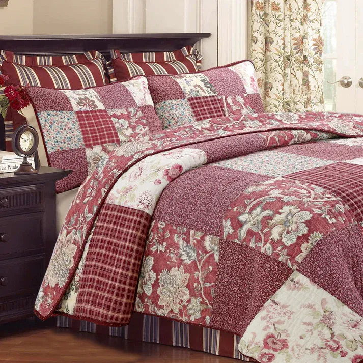 Gracie - Set, Size: Queen(88&quot;x92&quot;) &amp; 2 Shams(20&quot;x26&quot;)