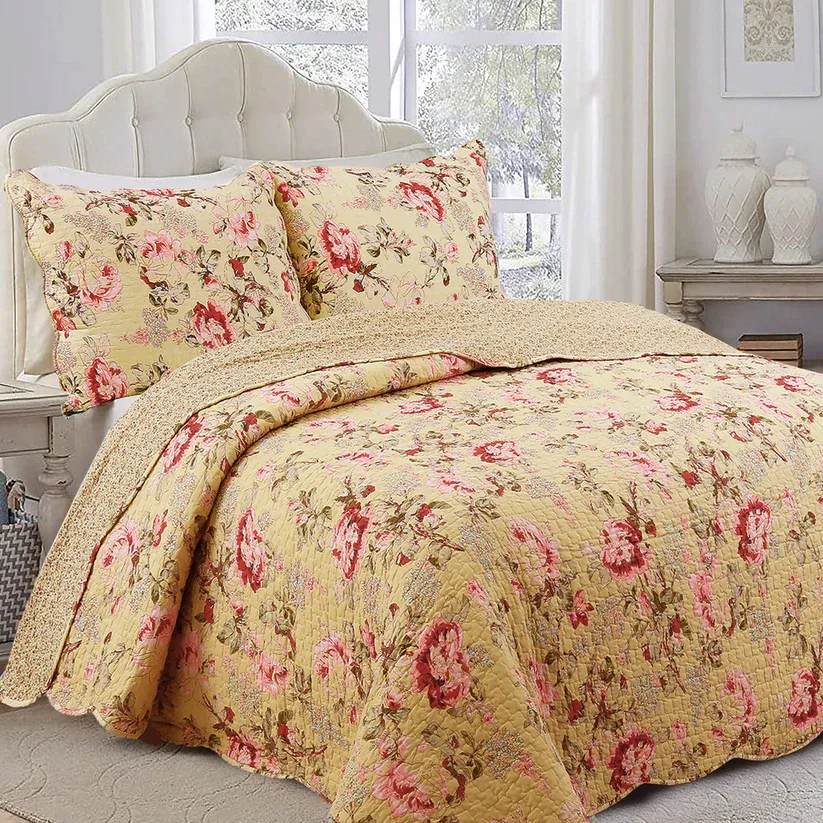 Caroline - Set, Size: Queen(88&quot;x92&quot;) &amp; 2 Shams(20&quot;x26&quot;)