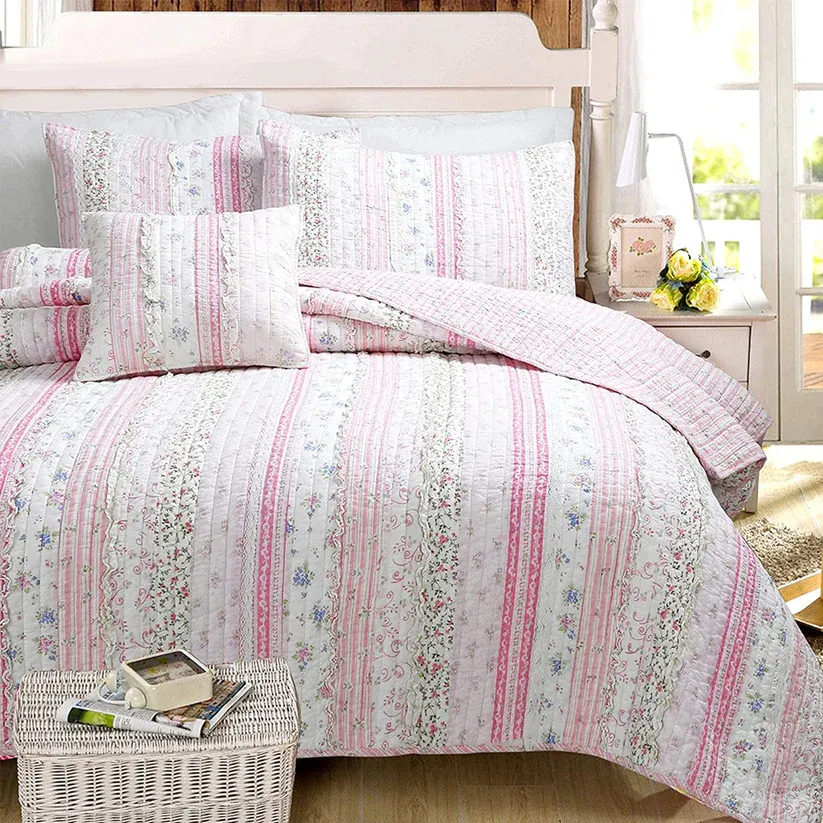 Ella - Set, Size: Queen(88&quot;x92&quot;) &amp; 2 Shams(20&quot;x26&quot;)