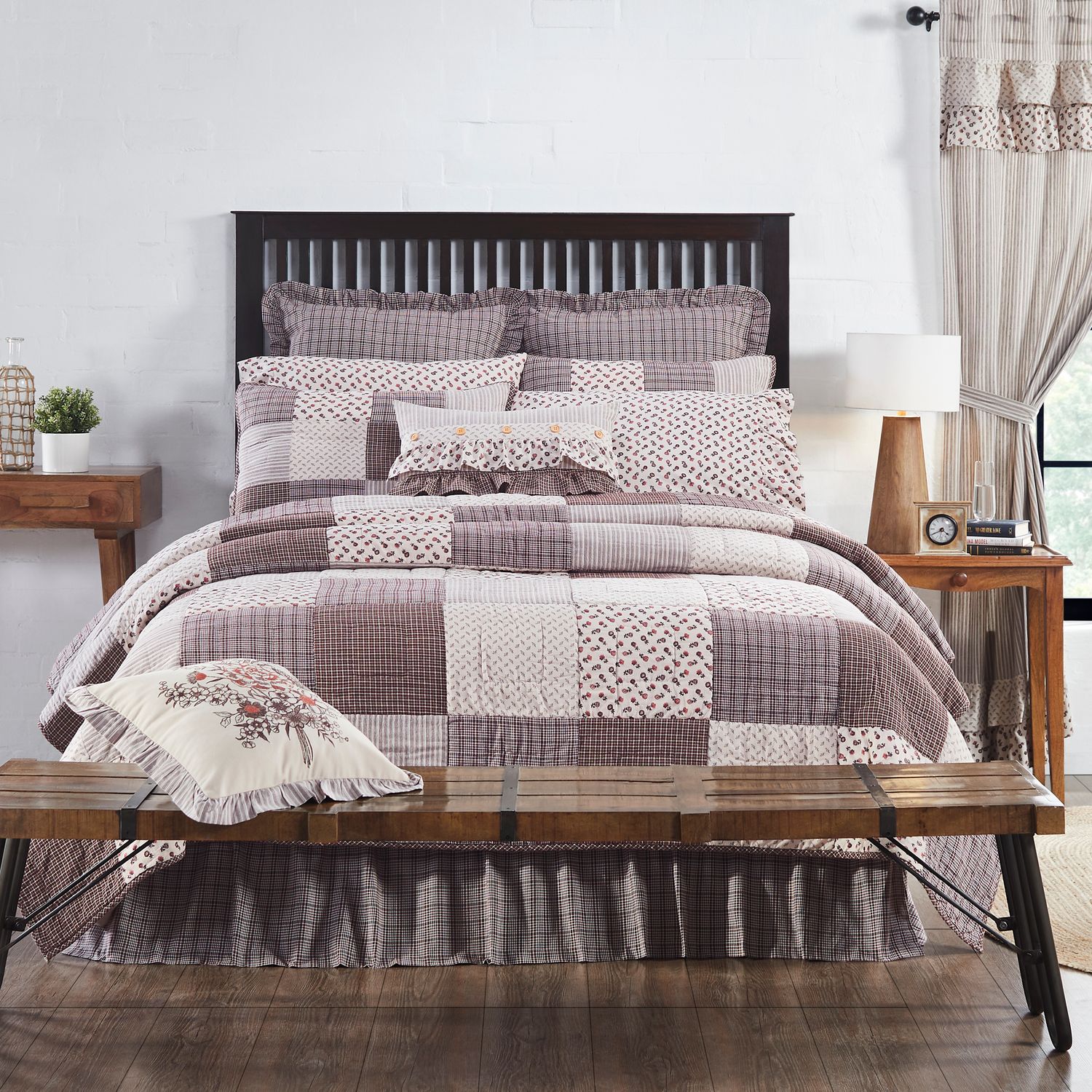 Florette, Size: 90&quot;x90&quot; Queen