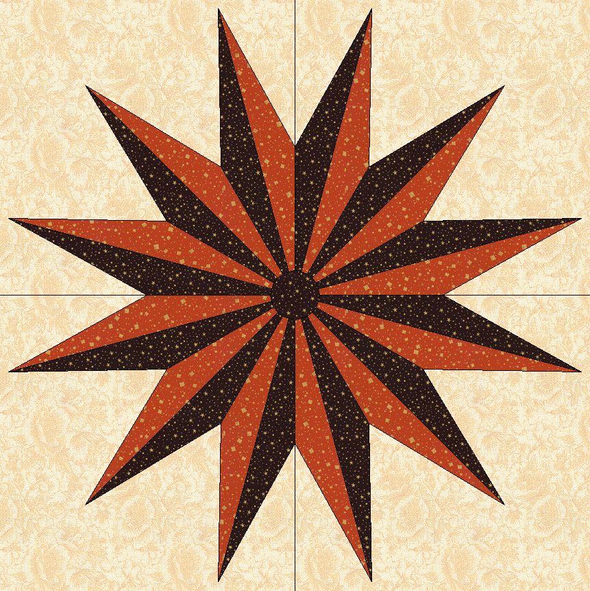 TWELVE POINT STAR #152