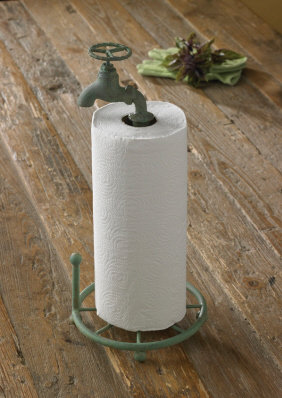 Water Faucet Paper Towel Holder