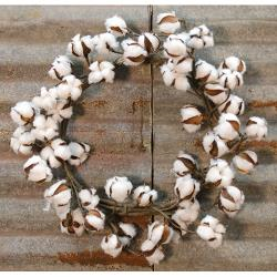 Cotton Wreath