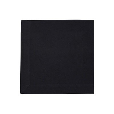 Solid Black Napkin