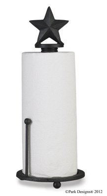 Black Star Paper Towel Holder