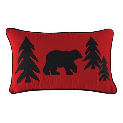 Buffalo Check Bear Pillow