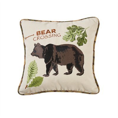 Bear Crossing Pillow