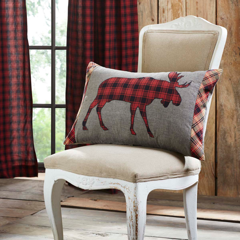 Cumberland Applique Moose Pillow
