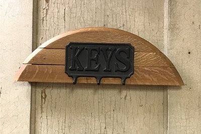Partial Barrel Head Key Hooks