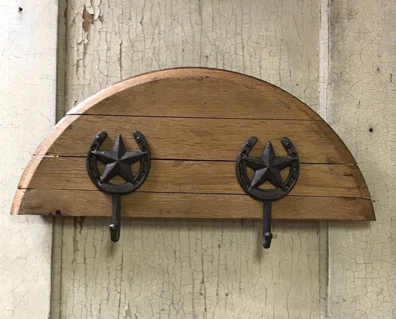 Half Barrel Head Coat Hooks