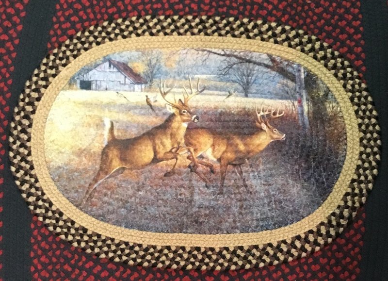 Braided Deer Rug