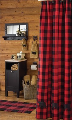 Buffalo Check Shower Curtain