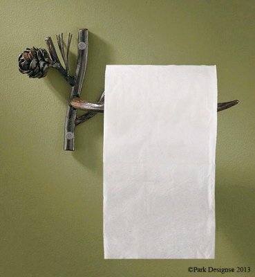 Pine Cone Toilet Paper Holder