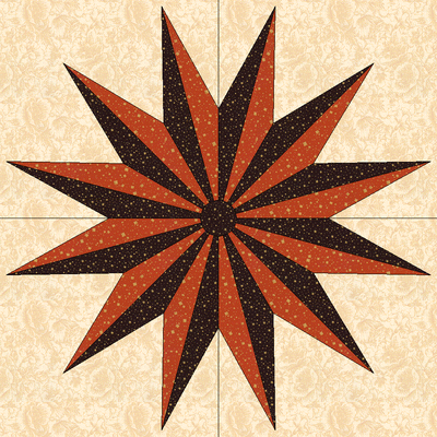 TWELVE POINT STAR #152