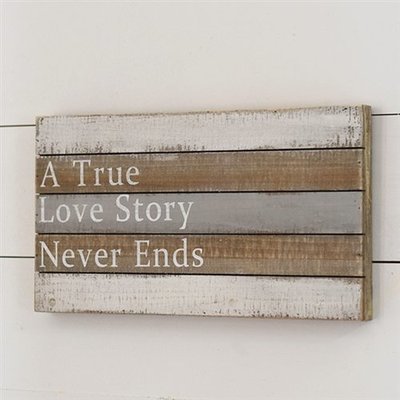 True Love Story Sign