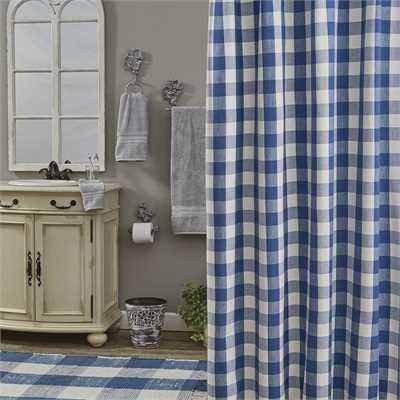 Wicklow China Blue Shower Curtain