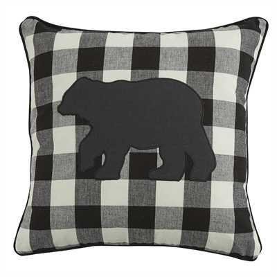 Wicklow Bear Applique Pillow