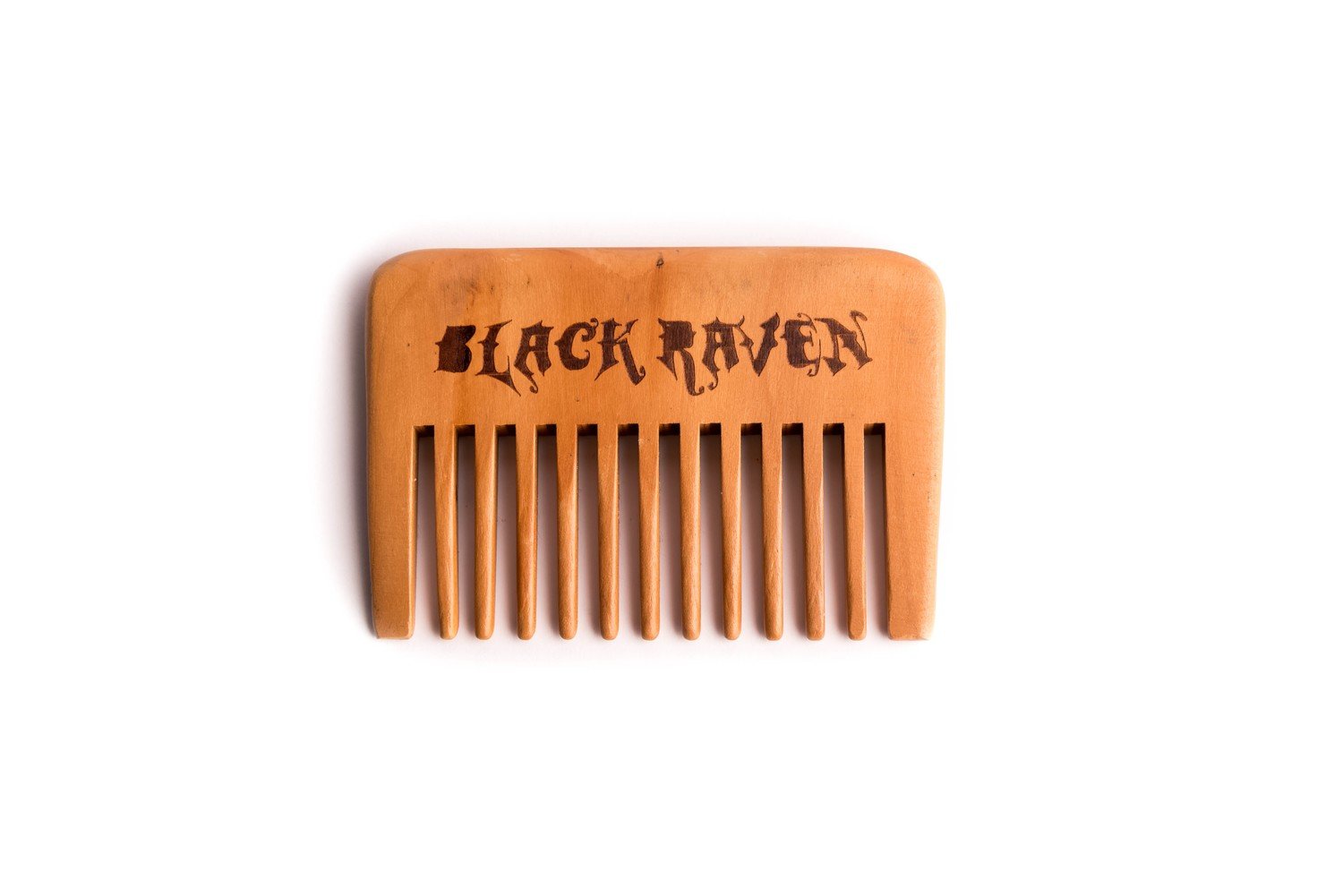 Black Raven Beard Comb