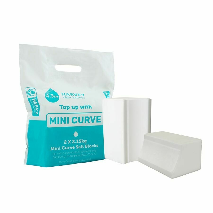 Harvey Mini Curve Block Salt  - 20 x 4.3kg Packs of Mini Curve
