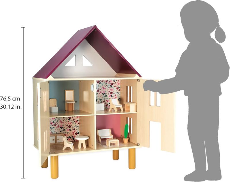 Janod - Twist Puppenhaus aus Holz