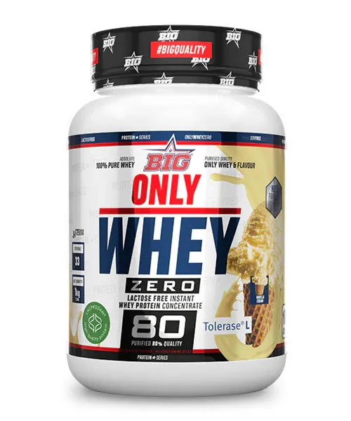 Big Only Whey Zero Protein Isolate- Vainilla Cream