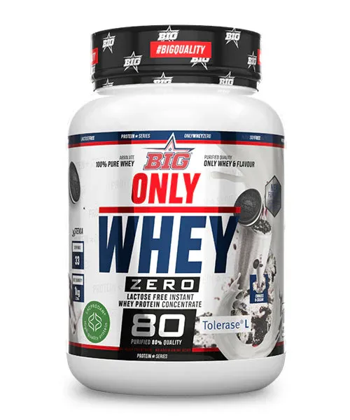 Big Only Whey Zero Protein Isolate- Cookies & Cream