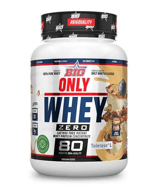 Big Only Whey Zero Protein Isolate- Cookies Ice Cream Big Only Whey Zero Protein Isolate- Cookies Ice Cream