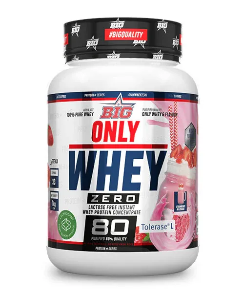 Big Only Whey Zero Protein Isolate- Strawberry Milkshake Big Only Whey Zero Protein Isolate- Strawberry Milkshake
