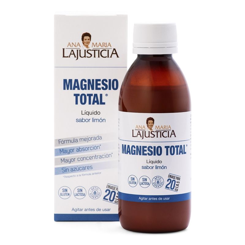 MAGNESIO TOTAL Sabor limón (200ml) - Líquido. Ana Maria LaJusticia