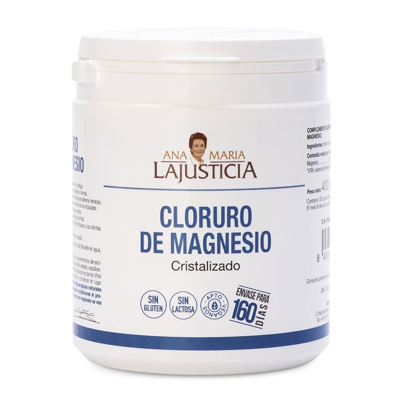 CLORURO DE MAGNESIO (400 gr) - Cristalizado - Ana Maria LaJusticia