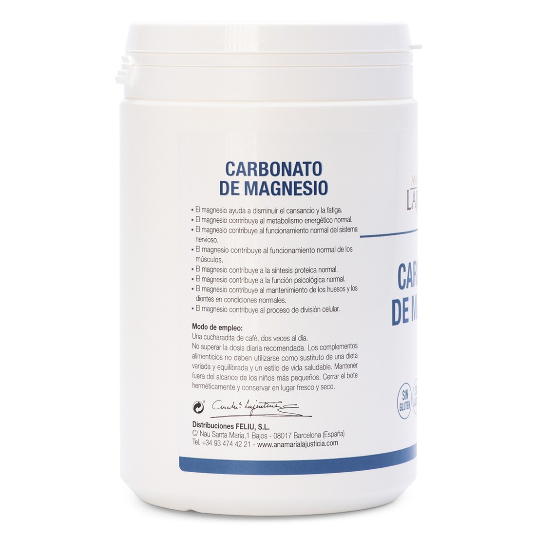 CARBONATO DE MAGNESIO (130 gr) - Polvo - Ana Maria LaJusticia