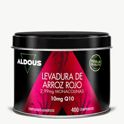 ALDOUS Levadura de Arroz Rojo con Coenzima Q10