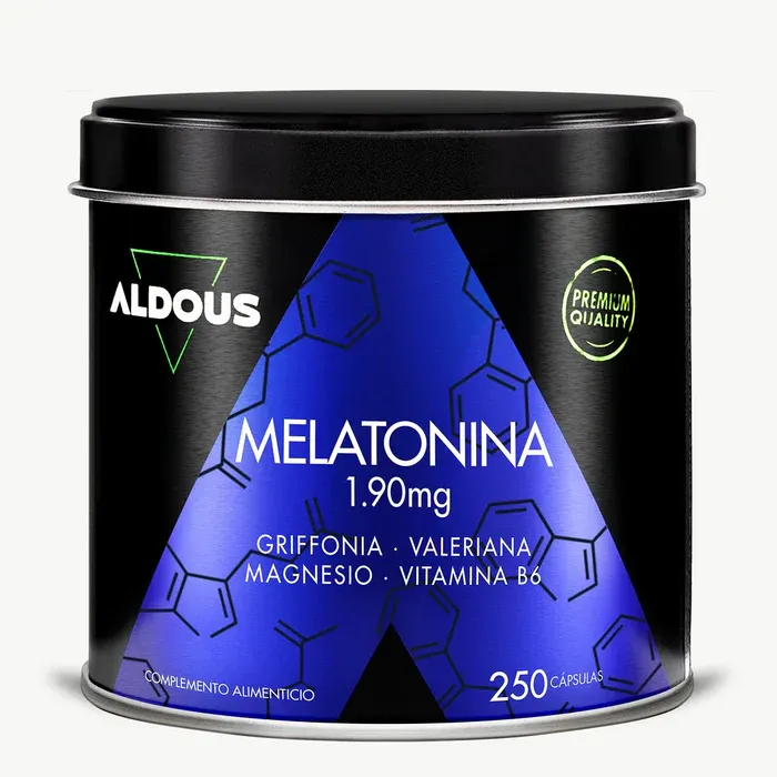ALDOUS Melatonina con Magnesio, Griffonia, Valeriana y Vitamina B6
