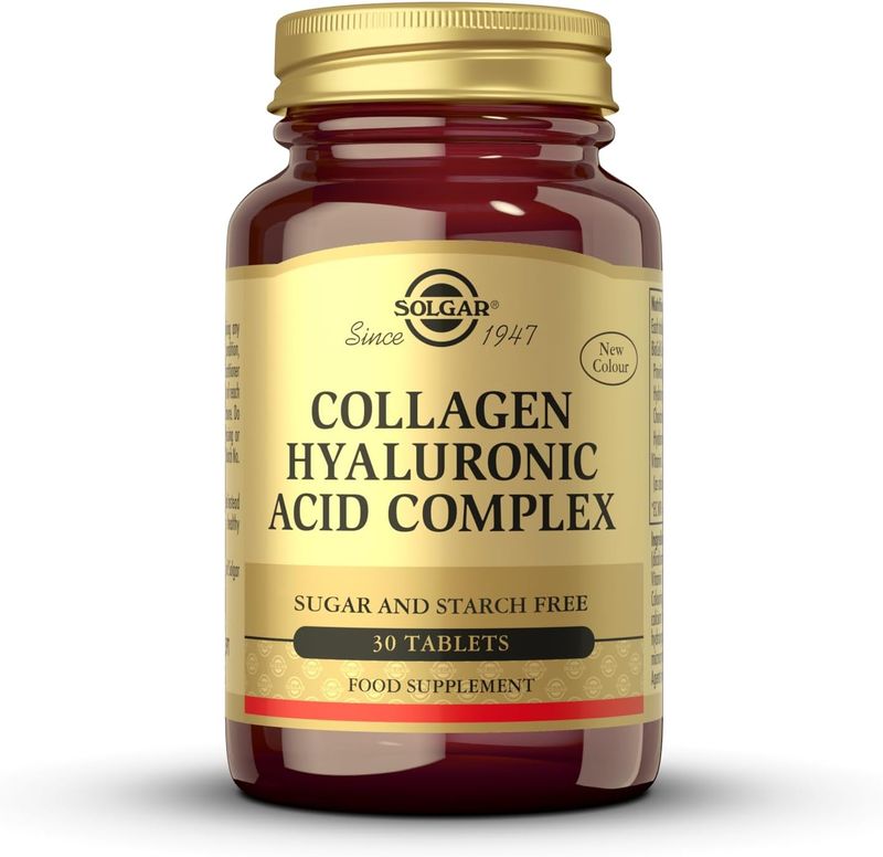 SOLGAR Ácido Hialurónico Complex con Colágeno 120mg