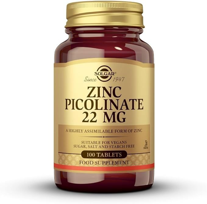 SOLGAR PICOLINATO DE ZINC