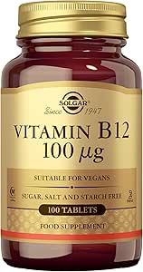 Solgar - Vitamina B12 100 μg - 100 comprimidos