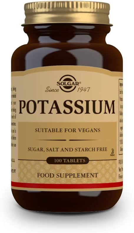 Solgar - Potasio - 100 comprimidos