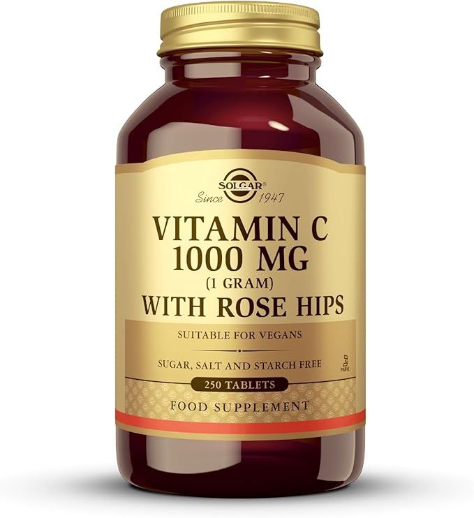 SOLGAR Rose Hips - Vitamina C 1000mg con Escaramujo