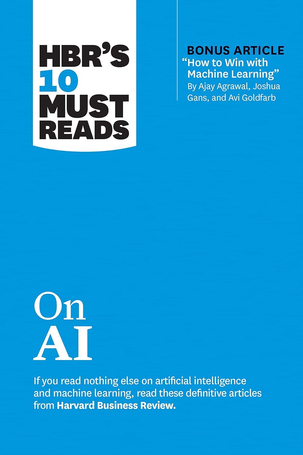 Hbr's 10 Must Reads on AI (Paperback)