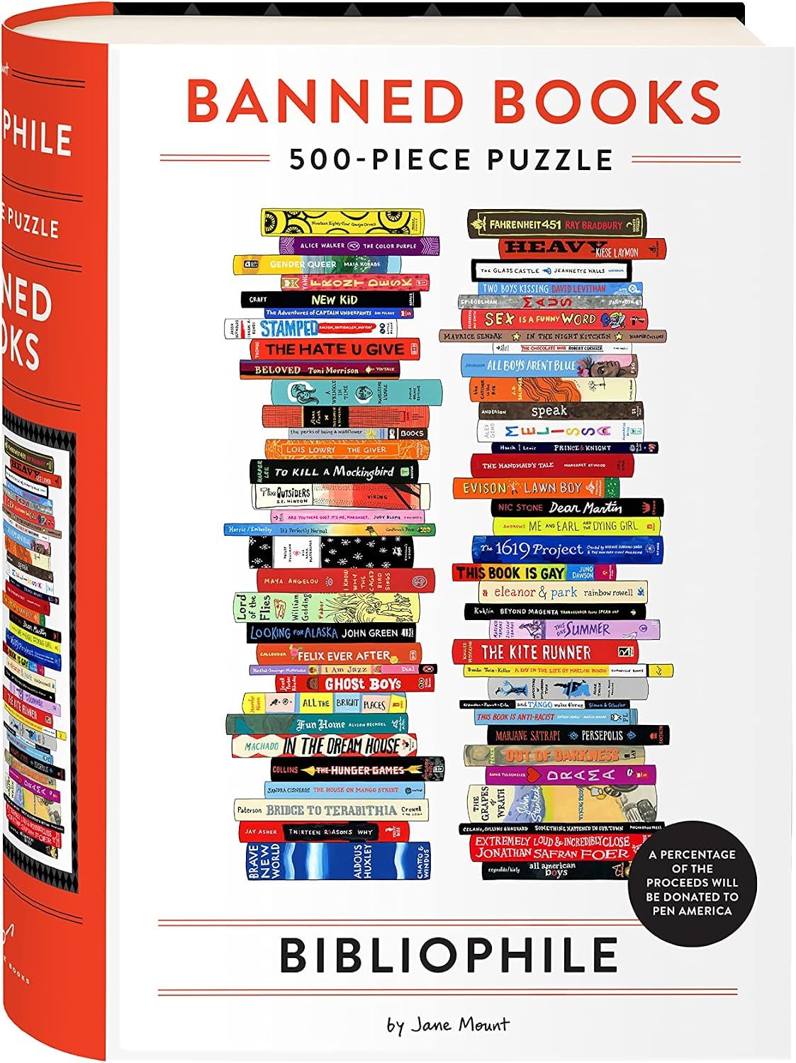 Banned Books 500 piece puzzle