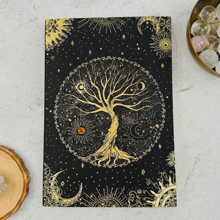 Celestial Journal with Tiger's Eye Accent