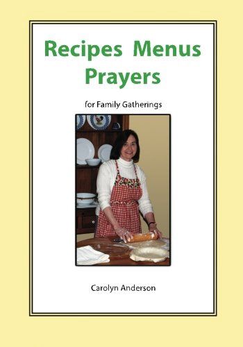 Recipes Menus Prayers (Paperback)