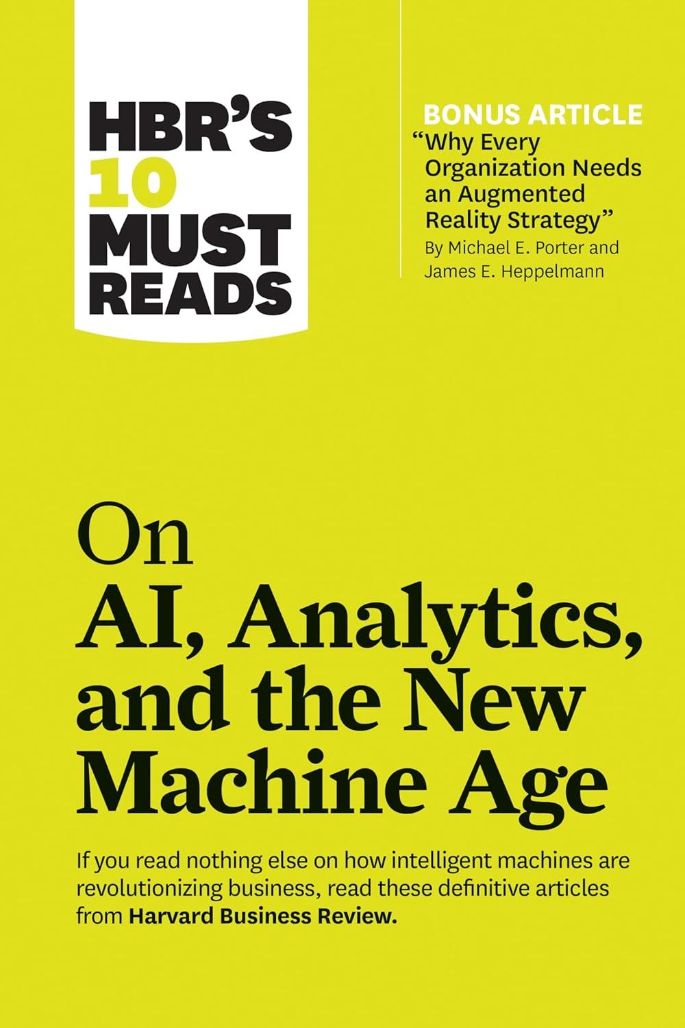 HBR's 10 Best: On AI, Analytics, and New Machine Age (Paperback)