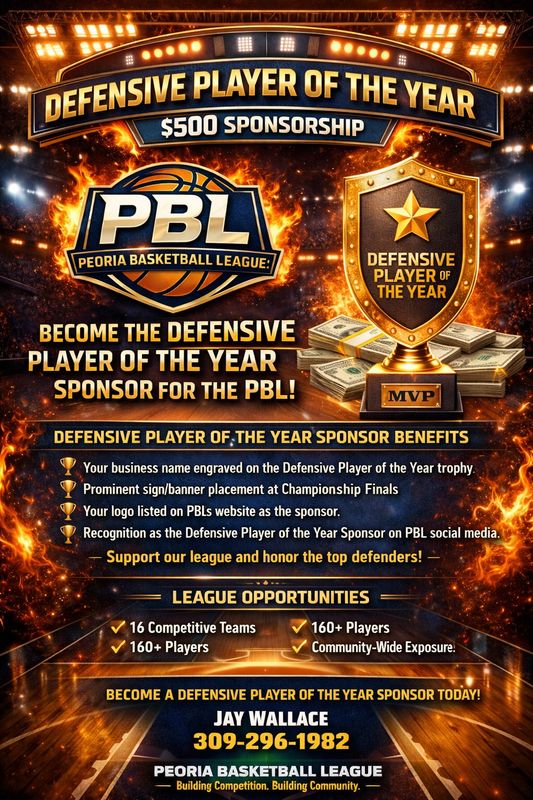 Defensive Player of the Year Sponsorship
