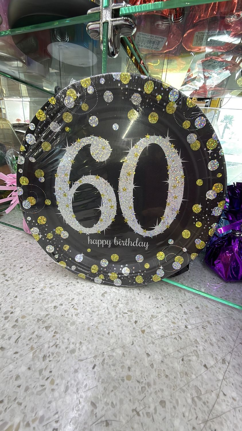 60th Birthday 9” Plates