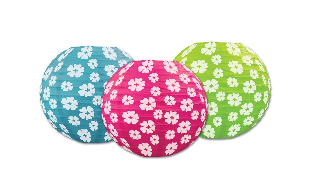 Hibiscus Paper Lanterns