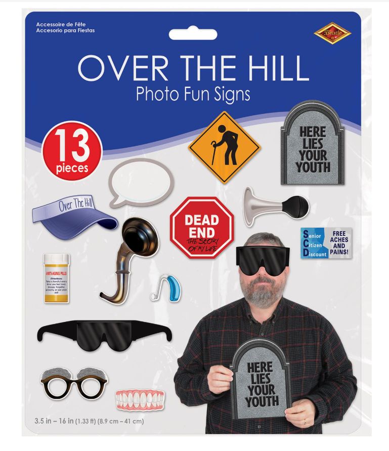 Over the Hill Photo Signs